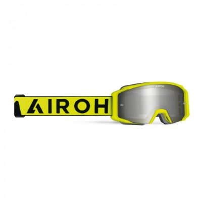 GBXR131 GOGLE AIROH BLAST XR1 YELLOW MATT - SZYBA SILVER MIRRORED