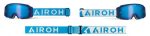 GOGLE AIROH BLAST XR1 BLUE MATT - SZYBA BLUE MIRRORED 2 (GBXR119)