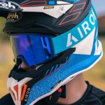 GOGLE AIROH BLAST XR1 BLUE MATT - SZYBA BLUE MIRRORED 5 (GBXR119)