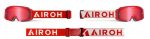 GOGLE AIROH BLAST XR1 RED MATT - SZYBA BLUE MIRRORED 3 (GBXR108)
