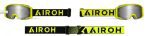 GOGLE AIROH BLAST XR1 YELLOW MATT - SZYBA SILVER MIRRORED 2 (GBXR131)