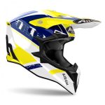 KASK AIROH WRAAAP FEEL YELLOW/BLUE GLOSS 2 (WRA-F18)