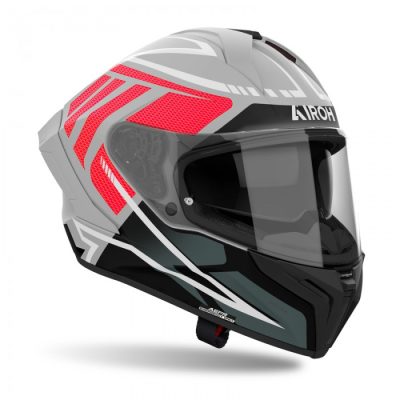 MX-R55 KASK AIROH MATRYX RIDER RED MATT