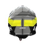 Tył kasku motocyklowego Airoh Aviator Ace 2 Fury Yellow Gloss