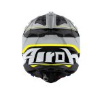 Widok z przodu kasku motocyklowego Airoh Aviator 3 Leader Yellow Gloss.