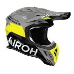 Kask motocyklowy Airoh Aviator Ace 2 Fury Yellow Gloss widok z boku